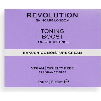Revolution Beauty Bakuchiol Toning Moisturiser Дневен крем дамски 50ml