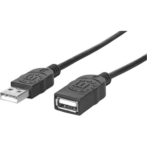 Manhattan кабелен преходник - активен удължителен кабел USB 2.0, 1 м 308519 (308519)