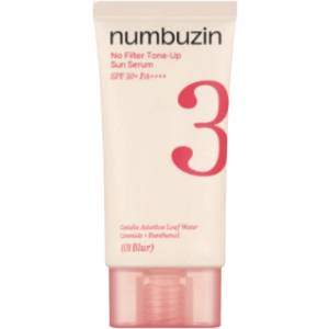 numbuzin No. 3 No Filter Tone-Up Sun Serum - #01 Blur - Tone-up Слънцезащитен Серум 50ml