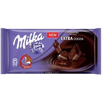 Image 1 of Mondelez International ЧЕРЕН ШОКОЛАД milka ЕКСТРА КАКАО 100 Г