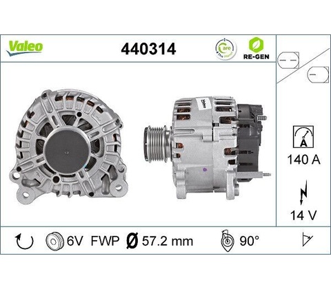 Alternátor VALEO 440314