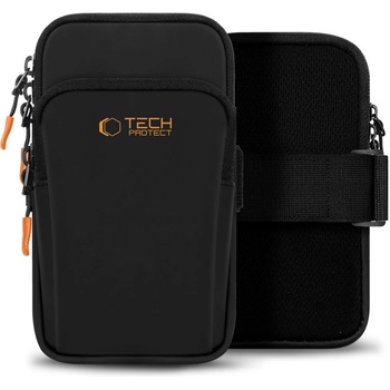 Tech-Protect m7 universal sport armband black/orange (5906302331772)