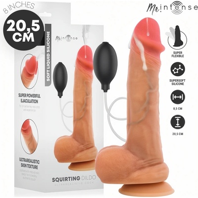 Mr intense danny ultra-realistic squirting cock with testicles 20.5 cm
