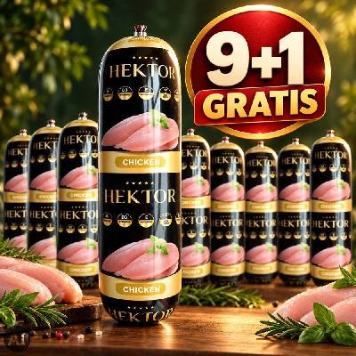 Hektor s drůbežím masem 10 x 0,9 kg