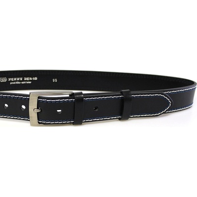 Penny Belts kožený opasek 34-2-B-M černý