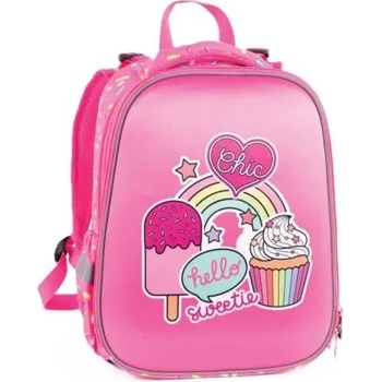 PULSE Ученическа раница PULSE Anatomic Cube Hello Swetie