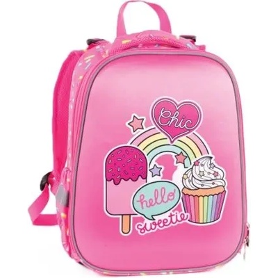 PULSE Ученическа раница PULSE Anatomic Cube Hello Swetie