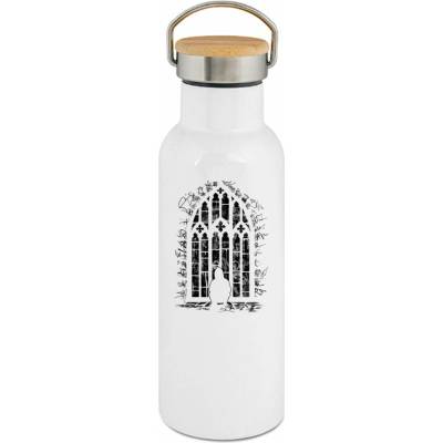 123TRIKO termoska Gotické okno do pekla, černý tisk 500 ml