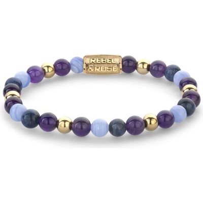 REBEL & ROSE náramok Violets Blue RR-60109-G