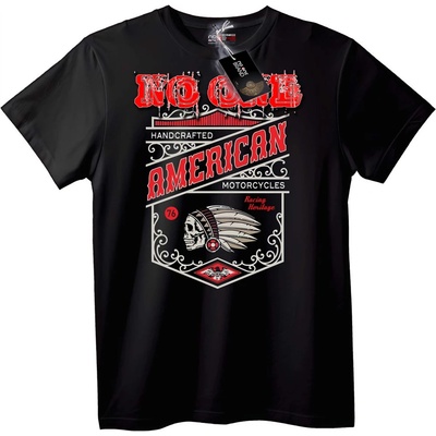NOONEBRAND Тениска Никой Американски Рейсинг - XS, Black
