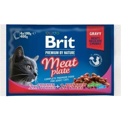 Brit Premium mp meat plate 4x100 g