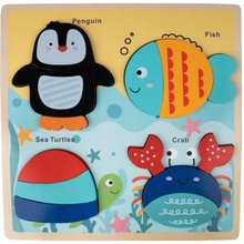 Tulimi vkladacie puzzle Morské živočíchy