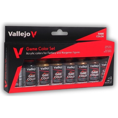 Vallejo: Game Color Set Metallic Colors 17ml