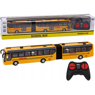 Lean Toys Kloubový školní autobus R/C žlutý 520x100 mm1:32