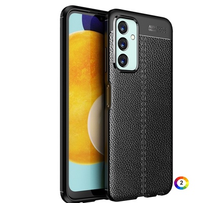 Samsung Galaxy M23 5G/F23 5G Удароустойчив Litchi Skin Калъф и Протектор