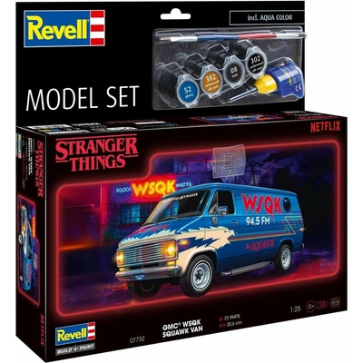 REVELL ModelSet STRANGER THINGS auto 67732 GMC® WSQK Squawk Van 1:25