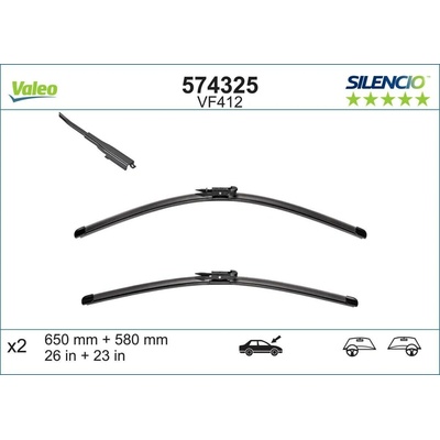 Valeo Silencio X-TRM 650+580 mm VA 574325