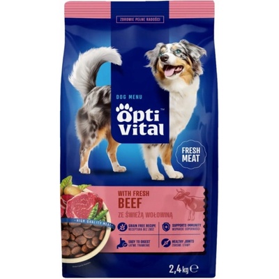 Optivital With fresh beef 2,4 kg