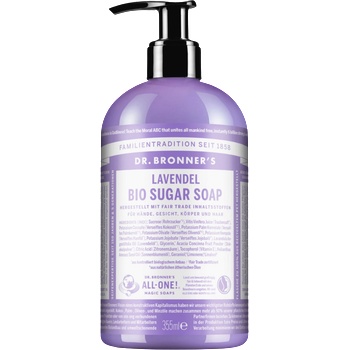 Dr. Bronner's Био течен сапун Sugarsoap - Лавандула - 355 мл