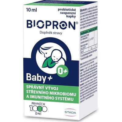 Biopron Baby + probiotiká + vitamín D pre deti od narodenia kvapky 10 ml
