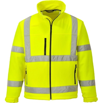 Portwest hi-vis classic s424 / Светлоотразително софтшел яке (3l) - hv жълто m (s424yerm)