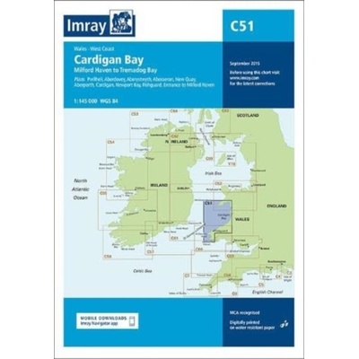 Imray Chart C51 Cardigan Bay - Milford Haven to Tremadog Bay (Imray)(Sheet map, folded)