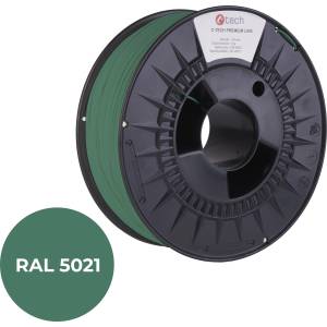 C-Tech 3DF-P-PLA1.75-5021 3D филамент, PREMIUM LINE, PLA, RAL5021, 1, 75mm, 1000g, Водно синьо (Blue) (3DF-P-PLA1.75-5021)