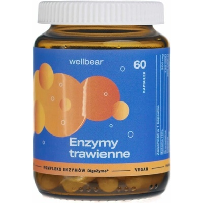 Wellbear Tráviace enzýmy 60 kapsúl