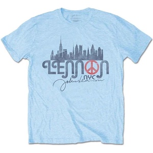 John Lennon New York City Skyline Light Blue L Риза (JLTS17MLB03)