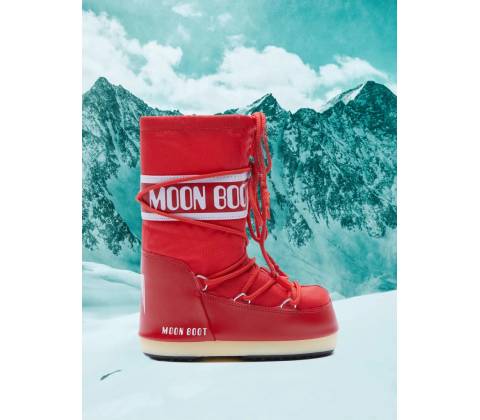 Moon Boot Icon Nylon Red
