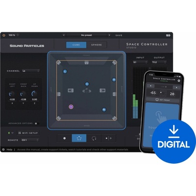 Sound Particles Space Controller Standard (Digitálny produkt)