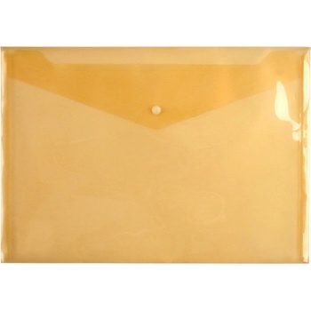 Папка джоб с копче Axent А4+ Опушено жълт (1303079-37-1402-26)