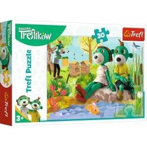Trefl Puzzle 30 - Trefliki on the TREFL pond