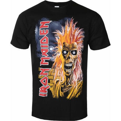 ROCK OFF мъжка тениска Iron Maiden - First Album Tracklist V3 BL - ROCK OFF - IMTEE124MB