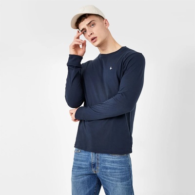 Jack Wills Тениска Jack Wills Sandleford Long Sleeve T-Shirt - Navy