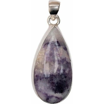 Nefertitis Opál Violet flame přívěsek stříbro P399 NF63852