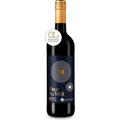 Foncalieu Fleur du Midi Merlot 2024 Červené suché 13,5% 0,75 l (holá láhev)
