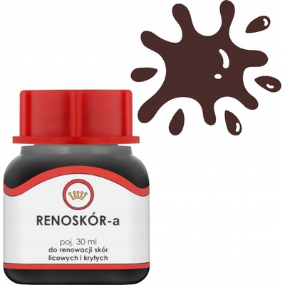 Renoskór Farba na topánky 30 ml hnedá