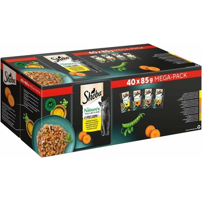 SHEBA drůbeží variace v želé 40x85 g