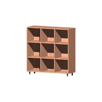 Мебел Ленд ОФИС СТЕЛАЖ s11 120/40/128 см