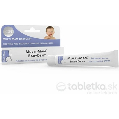 BioClin B.V. MULTI-MAM BABYDENT gél bioadhezívny na prerezávajúce sa zúbky 15 ml