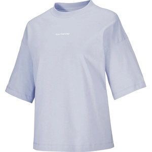 Salomon Дамска тениска Salomon Women's Logo Short Sleeve Tee T-shirt - Brunnera Blue (916-7276-0213)