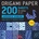 Tuttle Publishing Origami Paper 200 sheets Japanese Shibori 8 1/4" (21 cm) | Tuttle Publishing