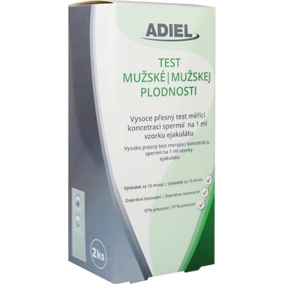 Adiel test mužskej plodnosti 2 ks