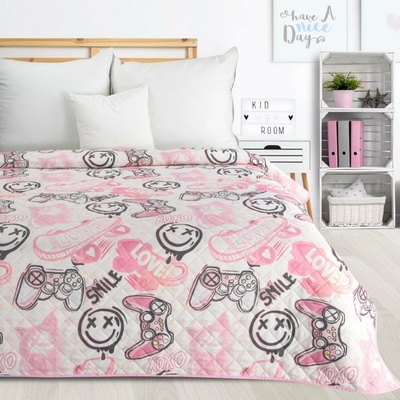 Design 91 DETSKÝ PREHOZ NA POSTEĽ KID 17 170X210 CM VZOROVANÝ