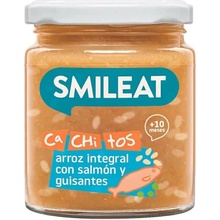 Smileat Bio losos s hnědou rýží a zeleninou 230 g