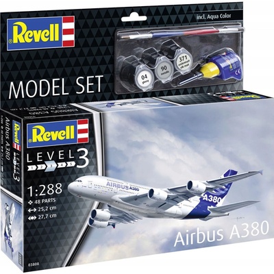 Revell Airbus A380 ModelSet letadlo 63808 1:288