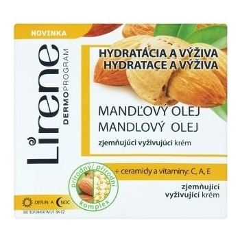Lirene mandlový olej hydratační zjemňující vyživující denní i noční krém 50 ml