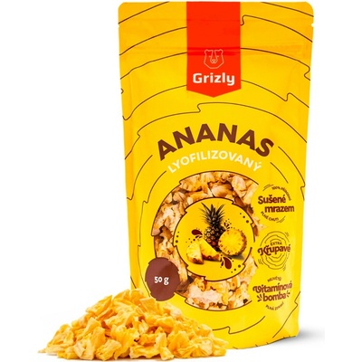 Grizly Ananás lyofilizovaný 50 g