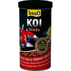 TETRA Pond Koi Sticks - пълноценна храна за всички риби Koi, осигуряваща здравословно и биологично балансирано хранене